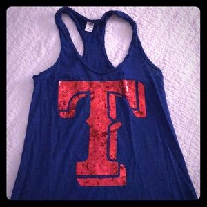 Texas Rangers racerback tank